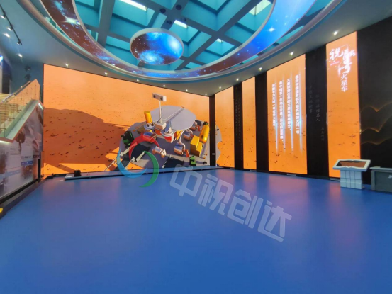 中視創(chuàng)達(dá)助力新疆科技館展廳LED顯示屏沉浸式體驗(yàn)場(chǎng)景